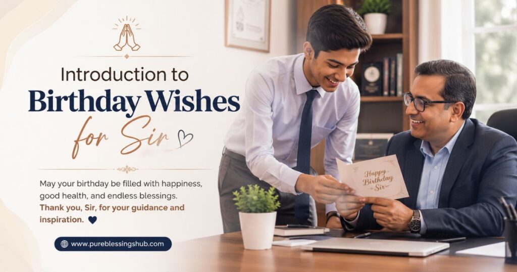 Introduction to Birthday Wishes for Sir