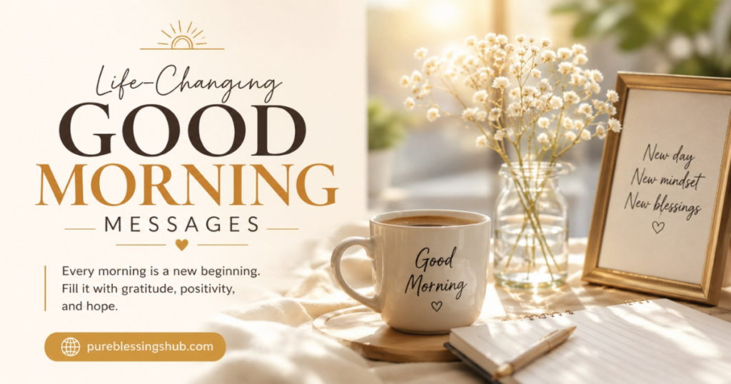 Life Changing Good Morning Messages
