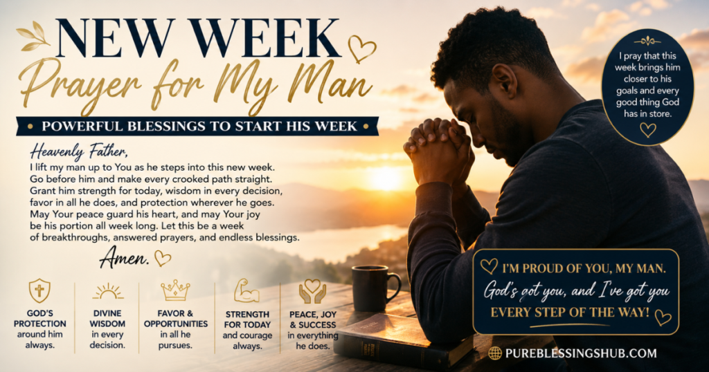 Heartfelt New Week Prayer for My Love and Partner