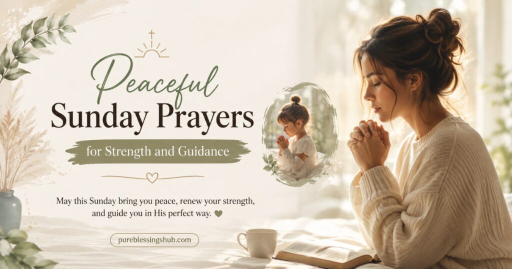 Peaceful Sunday Prayers for Strength and Guidance
