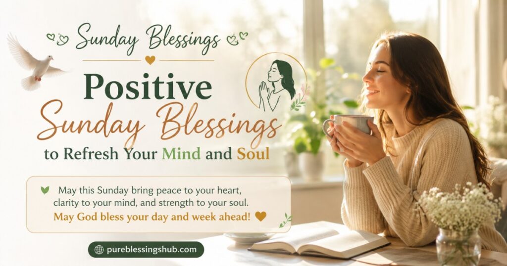 Positive Sunday Blessings to Refresh Your Mind and Soul