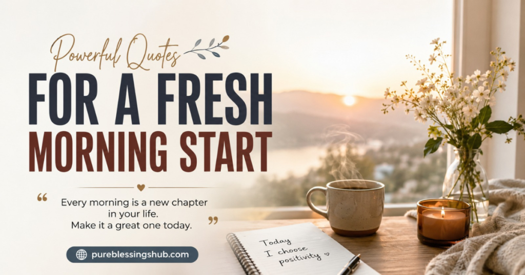 Powerful Quotes for a Fresh Morning Start