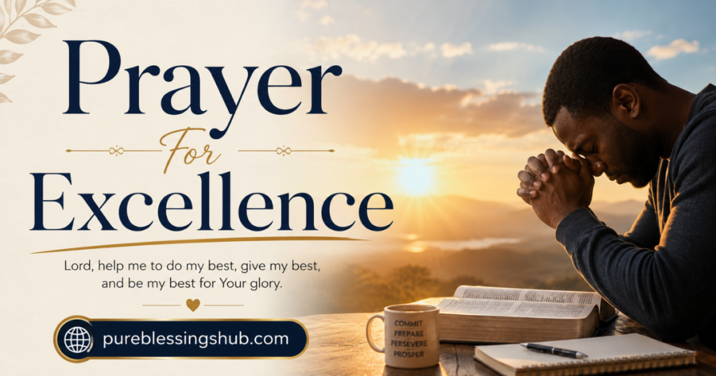 Prayer For Excellence