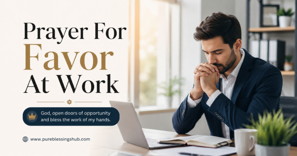 Prayer For Favor At Work