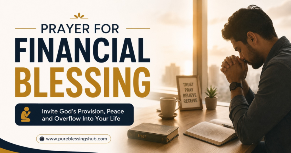 Prayer For Financial Blessing