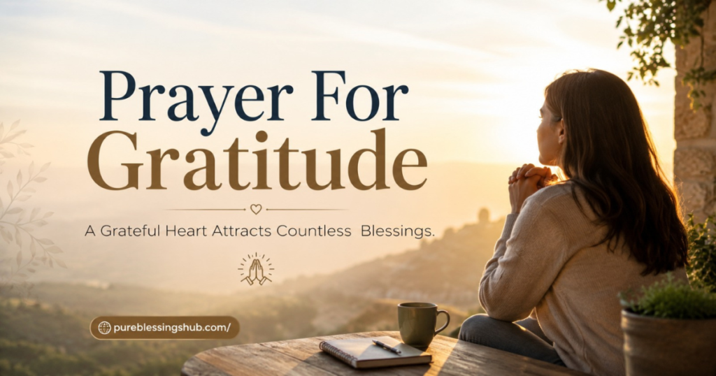 Prayer For Gratitude