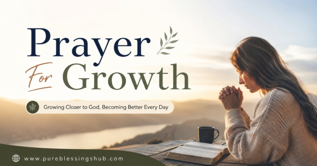 Prayer For Growth