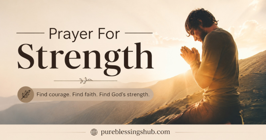 Prayer For Strength