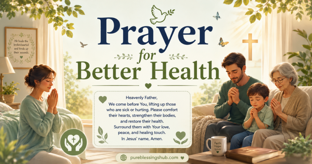 Prayer for Better Health