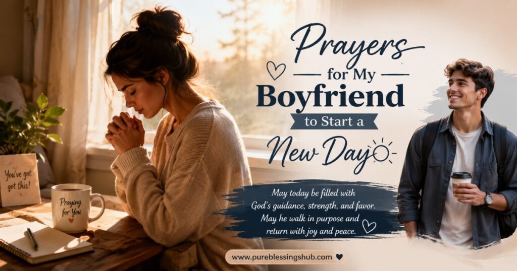 Prayers for My Boyfriend to Start a New Day