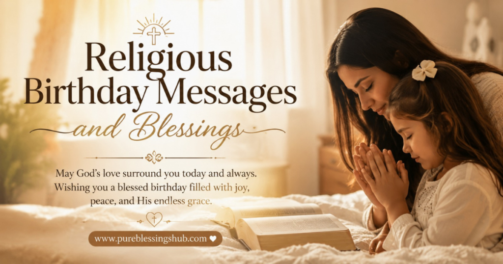 Religious Birthday Messages and Blessings