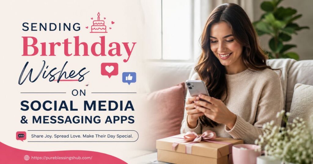 Sending Birthday Wishes on Social Media & Messaging Apps