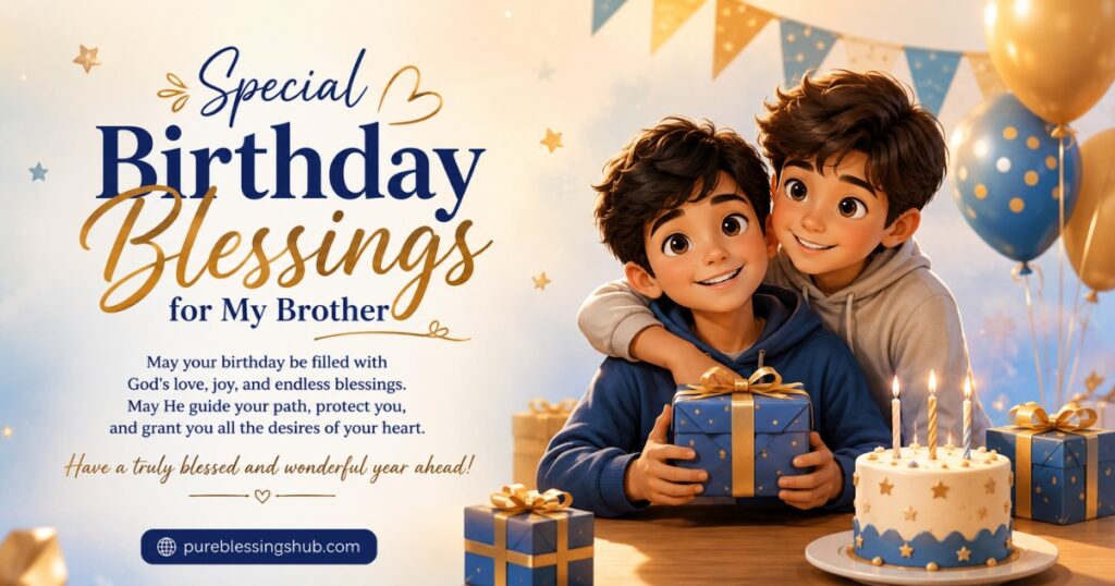 Special Birthday Blessings for My Brother