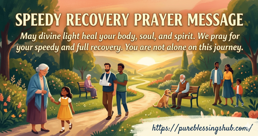 Speedy Recovery Prayer Message