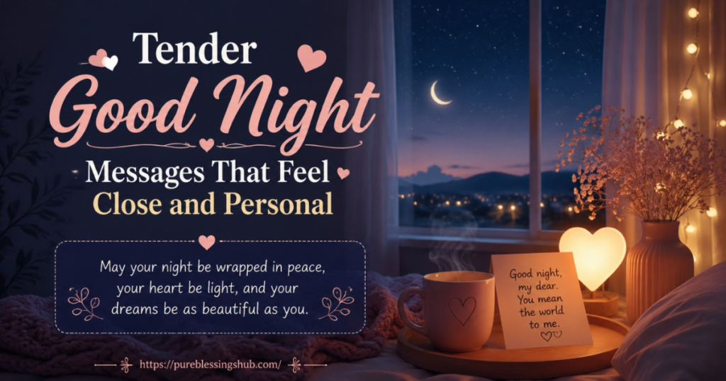 Tender Good Night Messages That Feel Close and Personal