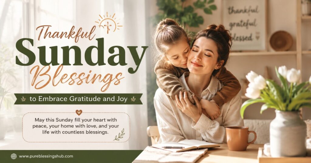Thankful Sunday Blessings to Embrace Gratitude and Joy