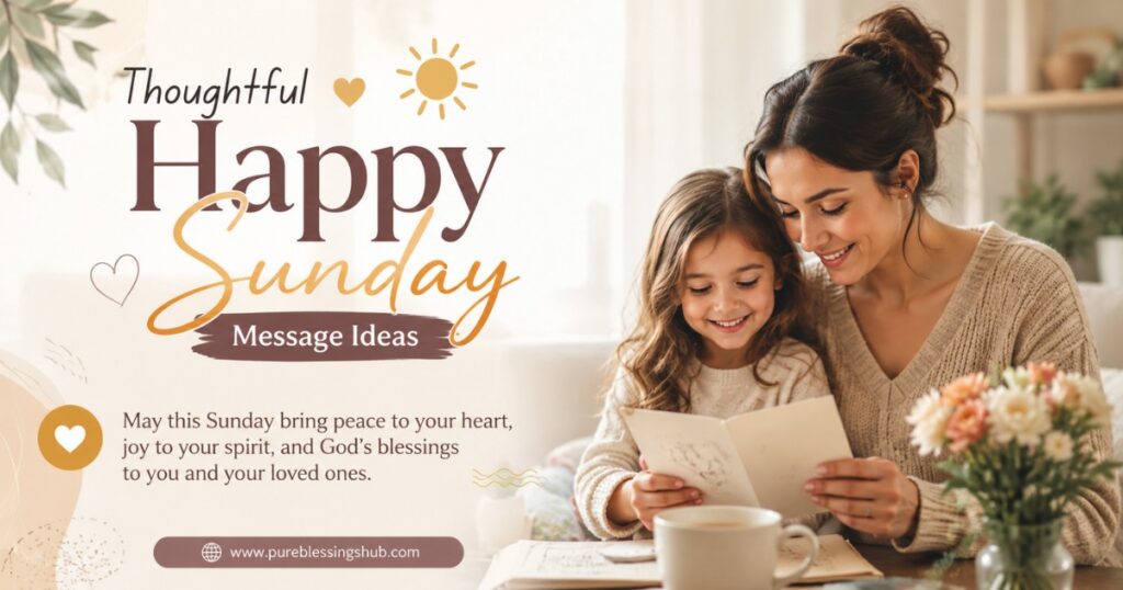 Thoughtful Happy Sunday Message Ideas