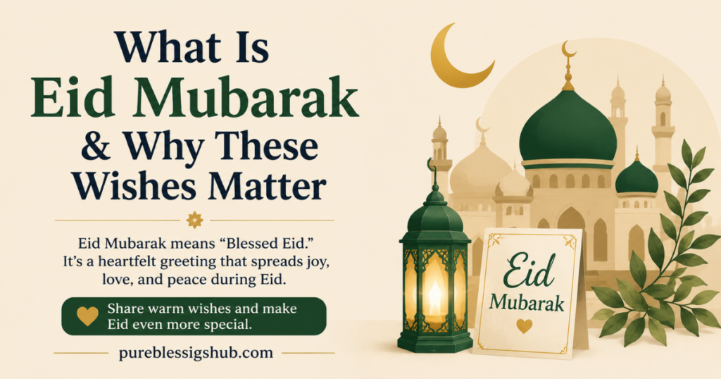 What Is Eid Mubarak & Why These Wishes Matter