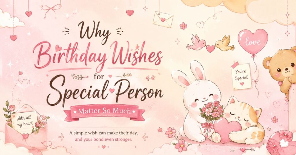 Why Birthday Wishes for Special Person Matter So Much
