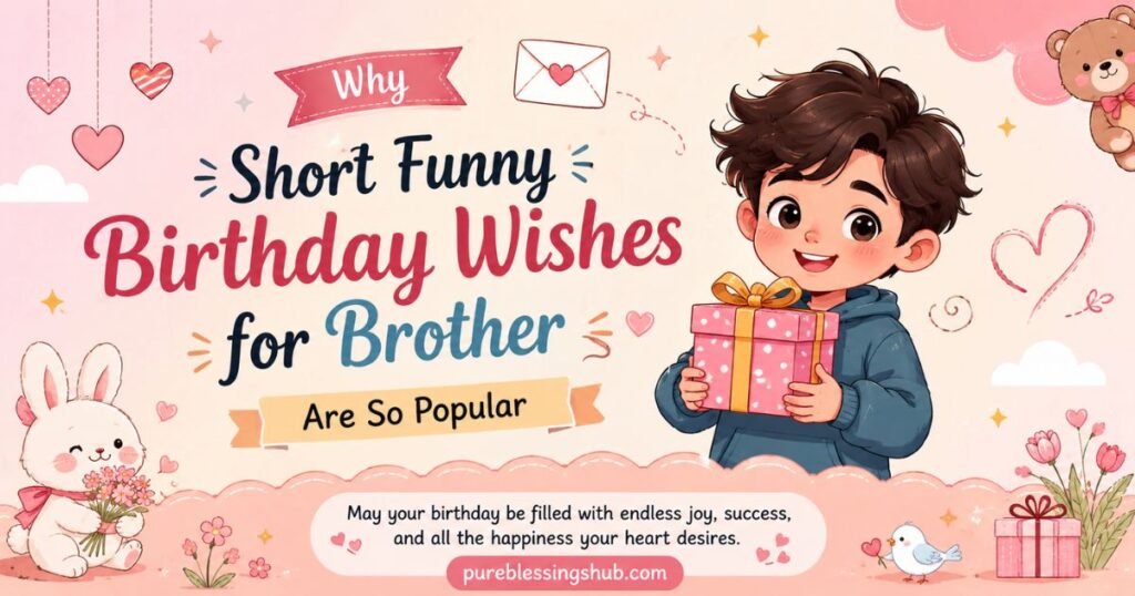 Why Short Funny Birthday Wishes for Brother Are So Popular