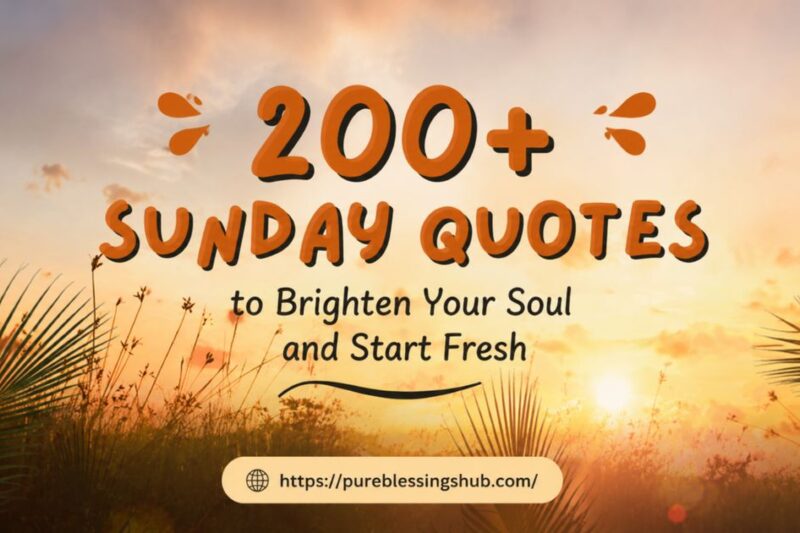 200+ Sunday Quotes to Brighten Your Soul and Start Fresh