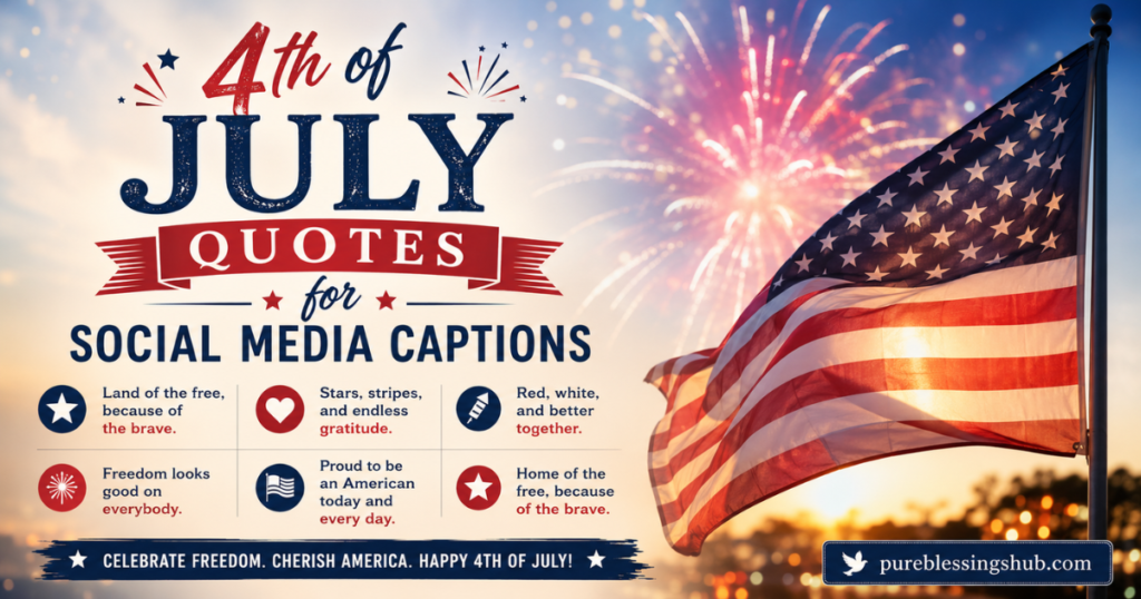 4th of July Quotes for Social Media Captions