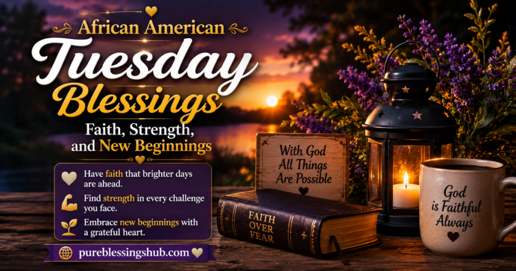 African American Tuesday Blessings: Faith, Strength, and New Beginnings