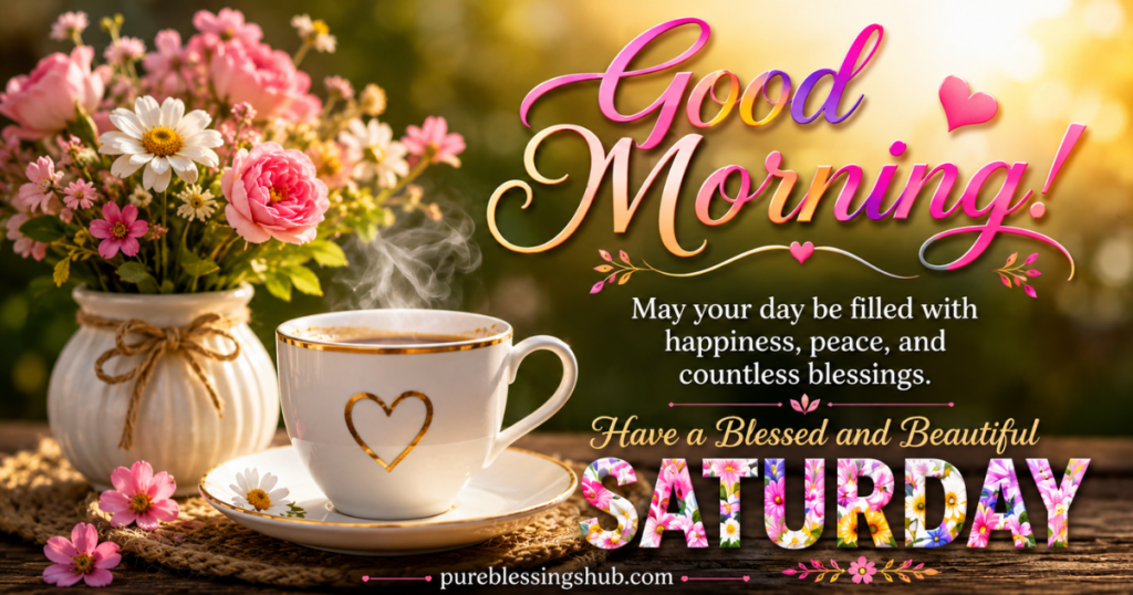 Beautiful Saturday Blessings Images and Messages to Share