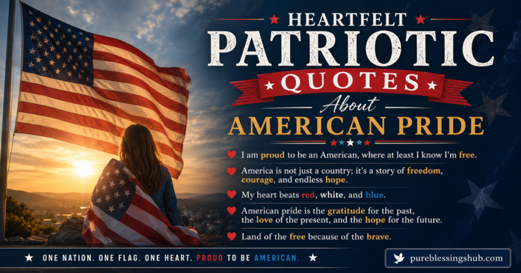 Heartfelt Patriotic Quotes About American Pride