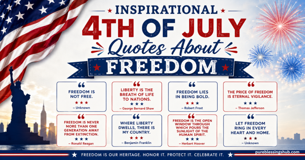 Inspirational 4th of July Quotes About Freedom
