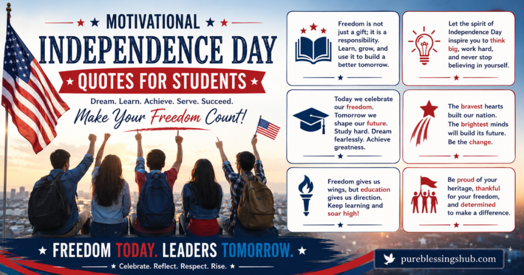 Motivational Independence Day Quotes for Students