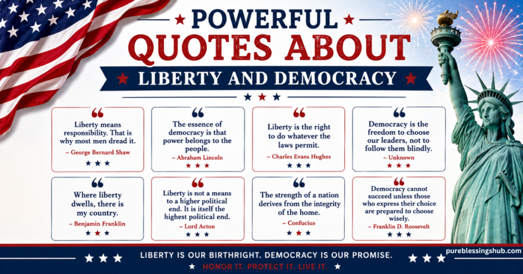 Powerful Quotes About Liberty and Democracy