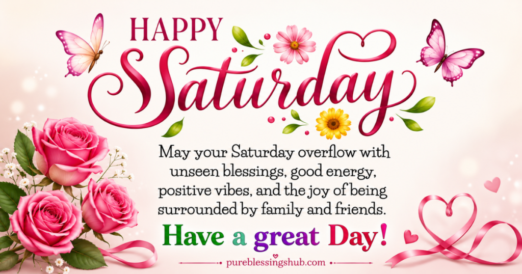 Saturday Blessings and Prayers