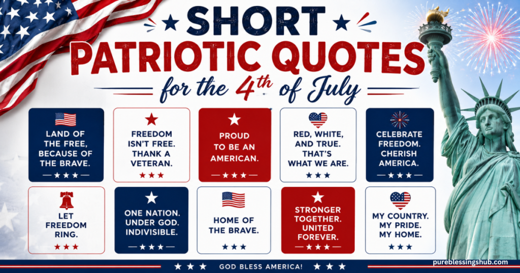 Short Patriotic Quotes for the 4th of July