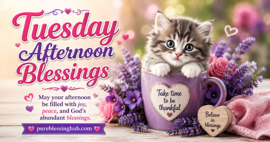 Tuesday Afternoon Blessings